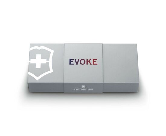  Складной нож Victorinox Evoke Alox 0.9415.d221, функций 5, 136мм, синий/красный, коробка подарочная 