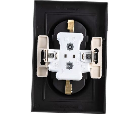  Розетка Schneider Electric AtlasDesign ATN001024 Карбон 