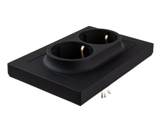  Розетка Schneider Electric AtlasDesign ATN001024 Карбон 