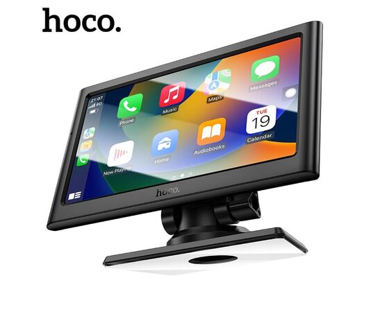  Экран автомобильный HOCO HU2 Imogen, Bluetooth, чёрный 